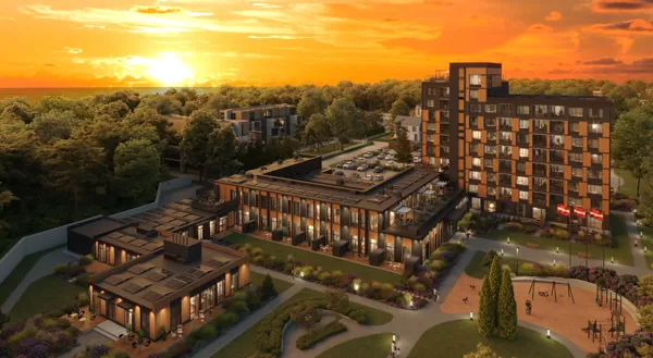 DIVU LĪMEŅU DZĪVOKLIS JŪRMALĀMULTI-LEVEL APARTMENT AT JURMALA