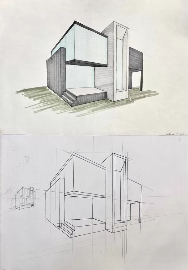 ĒKAS SKICESKETCH OF BUILDING&nbsp;